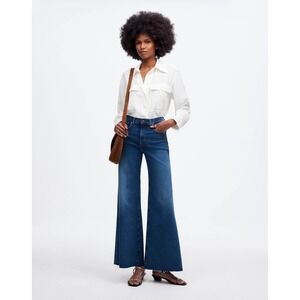 Madewell Palazzo High-Rise Wide Leg Jeans-crop